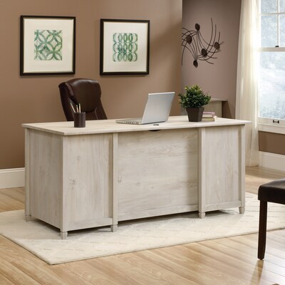 Sauder Edge Water Executive Desk, Chalked Chestnut (418795)