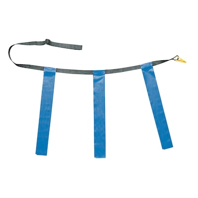 Champion Sports Triple Flag Football Adult Set Nylon, Blue, 12/Pack (CHSTFFABL)