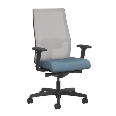 HON Ignition 2.0 Mesh/Fabric Swivel Task Chair, Fog/Carolina/Black (HONI2MM2AFH21BT)