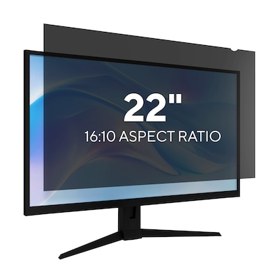 Staples TECH Anti-Glare Privacy Filter for 22 Widescreen Monitor  (16:10) (ST62134-CC)