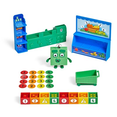 hand2mind Numberblocks Add It Up Mini Market Figure Playset (96936)