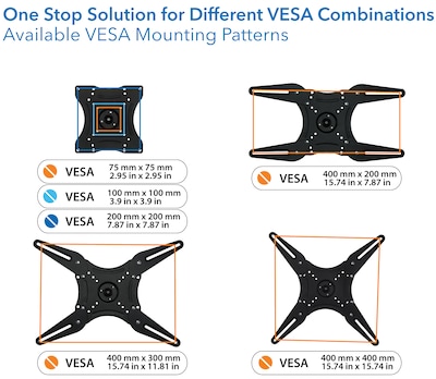 Mount-It! Full-Motion TV Wall Mount for 24" to 55" Flat Screens (MI-2065L)