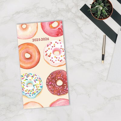 2025-2026 Willow Creek Donut 3.5" x 6.5" Yearly Planner, Paperboard Cover (46951)