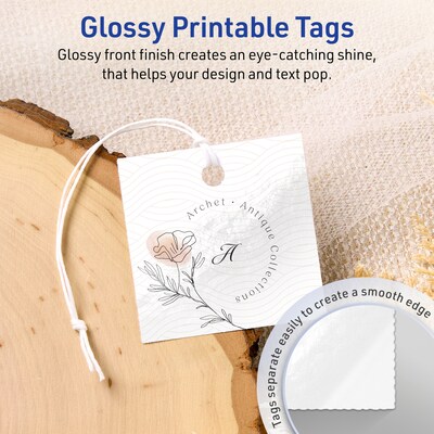 Avery 2 x 2  Blank Price & Merchandise Tags, White, 300/Carton (95316-GWT25)