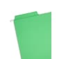 Smead FasTab Hanging File Folders, 1/3-Cut Tab, Letter Size, Green, 20/Box (64098)