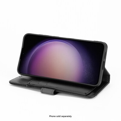 SaharaCase Indy Wallet for Galaxy S25, Shock Absorbing, Scorpion Black (CP00746)