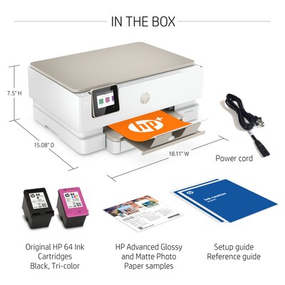 HP ENVY Inspire 7255e Wireless Color All-In-One Inkjet Printer (1W2Y9A)