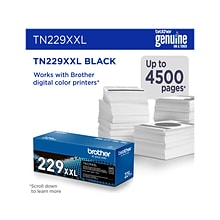 Brother TN229XXL Black Super High Yield Toner Cartridge (TN229XXLBK)