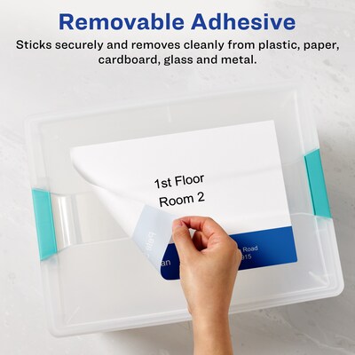 Avery Laser/Inkjet Rectangle Multipurpose Labels, 10 x 7, White, 25 Labels/Pack (94263)