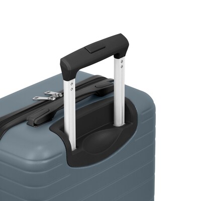 Bond Street Panoramic 3-Piece Hardside Spinner Luggage Set, Slate (HLG7503BS-SLATE)