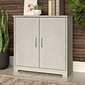 Bush Furniture Cabot 30H Storage Cabinet with 2 Shelves, Linen White Oak (WC31198)