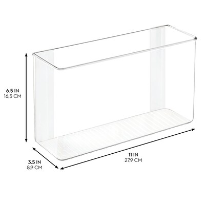 iDESIGN Adhesive Organizers, Clear, 2/Set (27933M2)