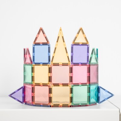 Connetix Magnetic Tiles Pastel Mini Pack, 32 Pieces (CNTP00032MI)