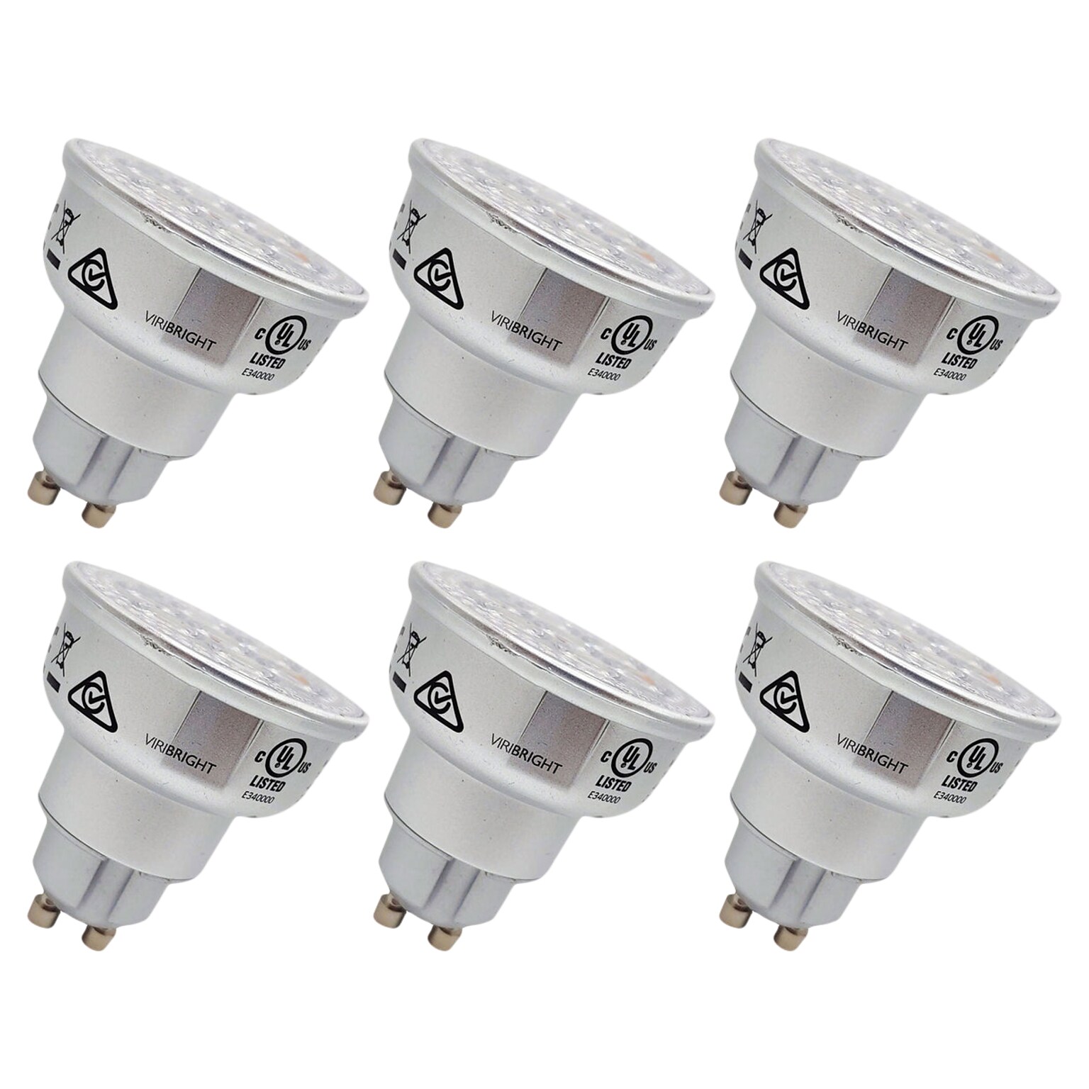 Viribright 4.2-Watt Soft White LED Floodlight Bulb, 6/Box (752047-6)