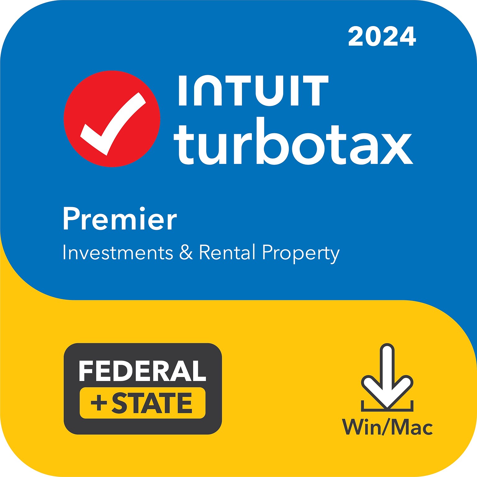 TurboTax Premier 2024 for 1 User, Windows/Mac, Download (5108996)