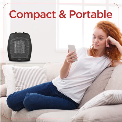 Black & Decker 1500-Watt Portable Ceramic Electric Heater, Black (BHDC500B46)