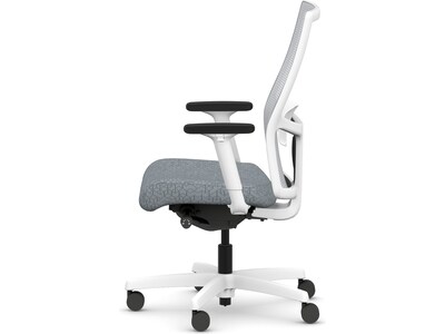 HON Ignition 2.0 Fabric/Mesh Swivel Task Chair, Basalt/Designer White (HIWMMKD.Y2.A.H.IF.APX25.DW.SB.DWX)