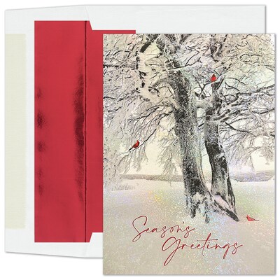 Winter Stillness Cards, with Envelopes, 5 5/8 x 7 7/8 Holiday Card, 25 Cards per Set