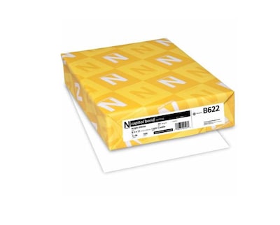 Neenah 8.5 x 11 Capital Bond Paper, Bright White, 500 Sheets/Ream, 10 Reams/Carton (B622)