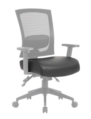 Boss Office Products Chairs@Work Vinyl Seat Cover, Black (B6COV21)
