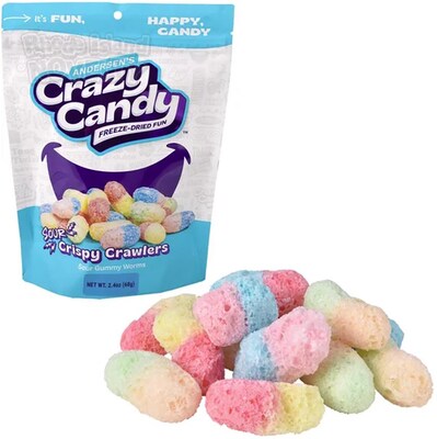 Gift of the Week - Crazy Candy Freeze-Dried Sour Crispy Crawlers