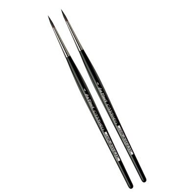 da Vinci CASANEO Mixed Media Synthetic Bristle, Round Brush, 2/Pack (DVXVA55984-2)