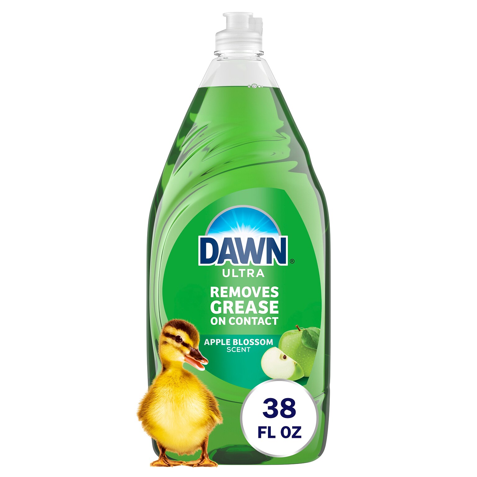 Dawn Ultra Liquid Dish Soap Bottle, Apple Blossom, 38 oz. (7116/11348)