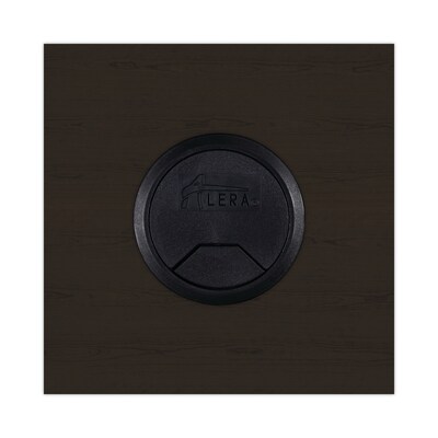 Alera Valencia Series Reversible Return/bridge Shell, 35w X 23 5/8d, Espresso