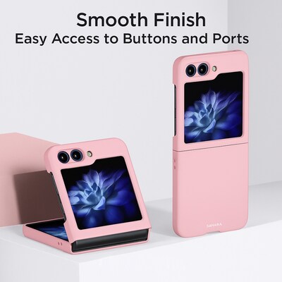 SaharaCase Venture Series Slim Case for Galaxy Z Flip7 FE, Desert Rose, (CP00871)