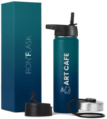 Custom Iron Flask Wide Mouth Bottle Gradient Colors 22 oz