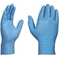 Ammex Professional Series Powder Free Nitrile Exam Gloves, Latex Free, Medium, Blue, 100/Box (APFN44100)