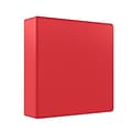 Staples® Standard 3 3 Ring Non View Binder, Red (26589)