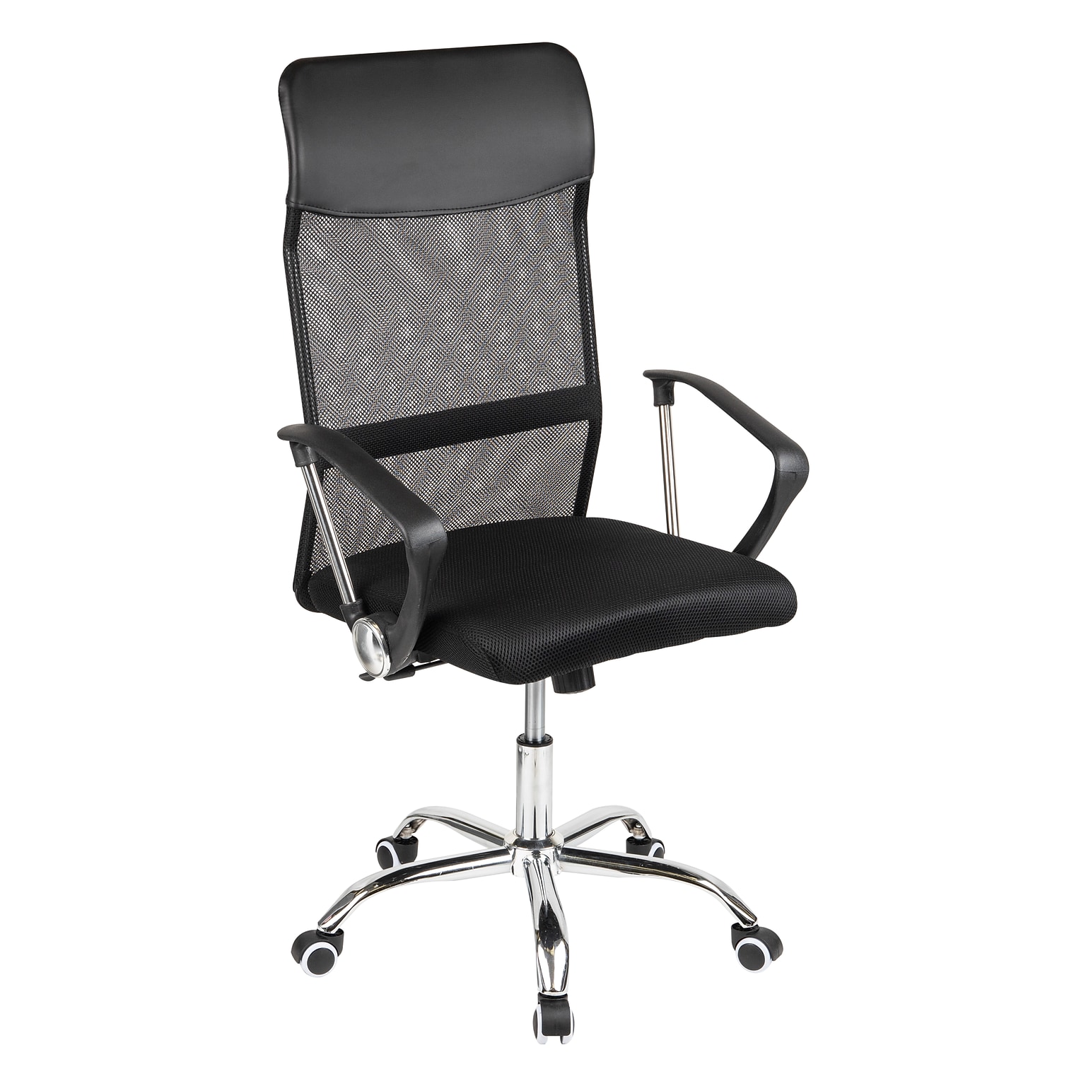 Mind Reader Ergonomic Mesh Swivel Computer and Desk Chair, Black (OFFCHAIR19-BLK)