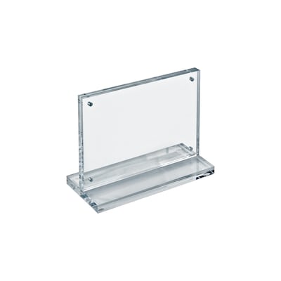 Azar Non-Specified Holder, 7 x 5.625, Horizontal, Table Top, Clear, Acrylic (104775)