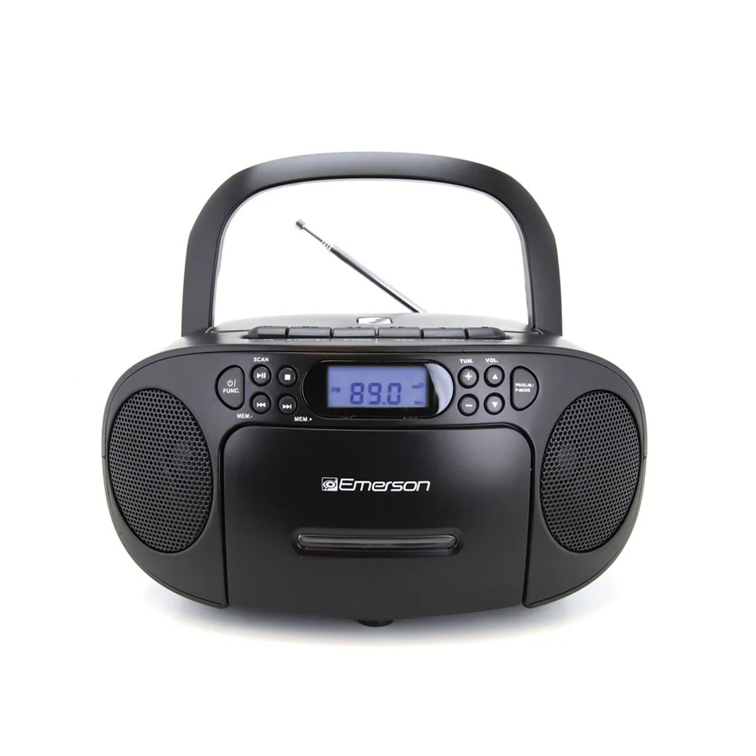 Emerson EPB-3003 Portable CD/Cassette Player Boombox, Black (EPB-3003 BLACK)