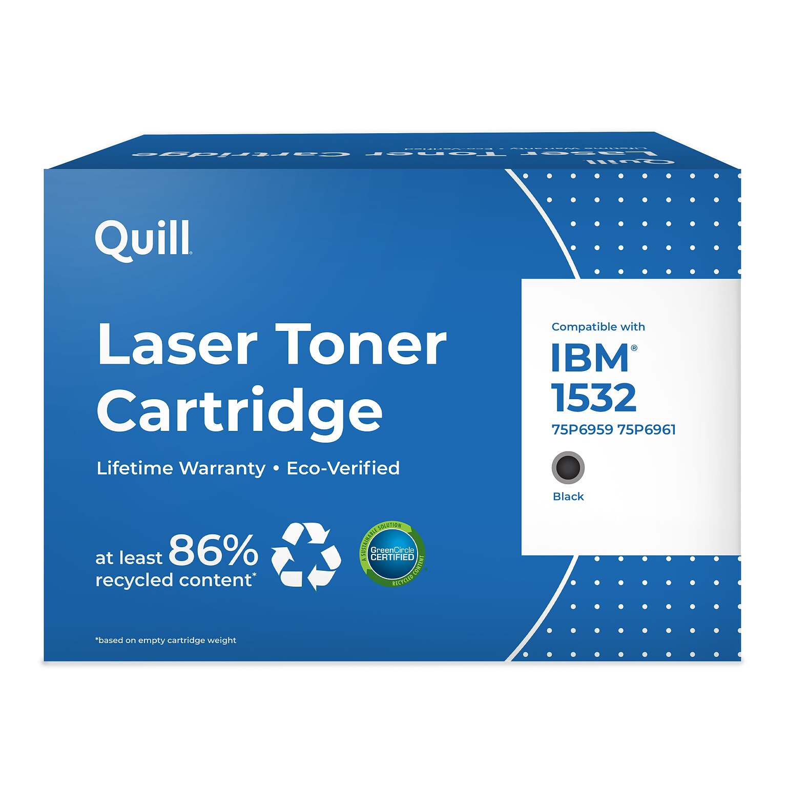 Quill Brand® Remanufactured Black High Yield Toner Cartridge Replacement for IBM Infoprint 1532/1552/1572 (75P6958/75P6961)
