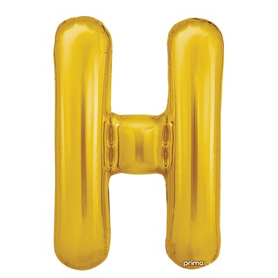 Party City (Air-Filled) 16 H Foil Balloon, Gold, 2/Pack (AM60050221-19)