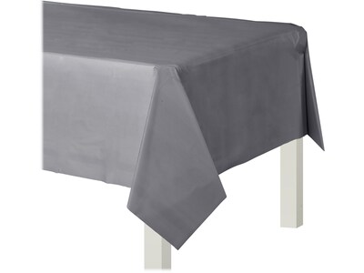 Amscan Party Table Cover, Silver, 2/Pack (579592.18)