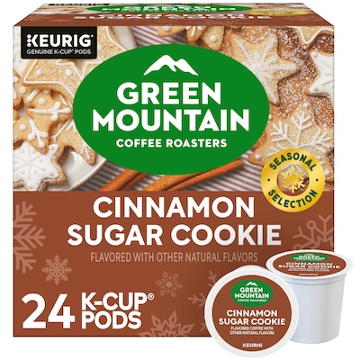 Green Mountain Cinnamon Sugar Cookie Coffee Keurig® K-Cup® Pods, Light Roast, 24/Box (5000369066)