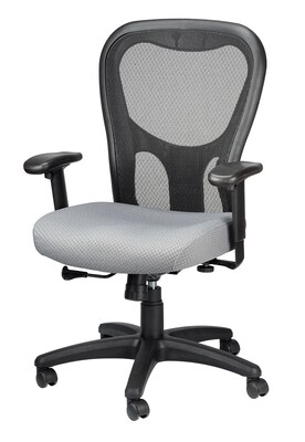 Tempur-Pedic Ergonomic Fabric/Mesh Swivel Task Chair, Grey/Black (TP9000-C-GRY)