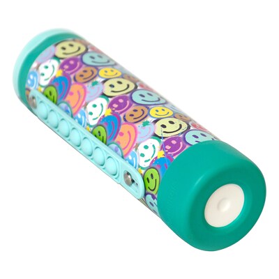 Elemental Iconic Pop Stainless Steel Triple Wall Insulated Water Bottle, 20 oz., Graffiti Smile (EMLEB20SM31P)