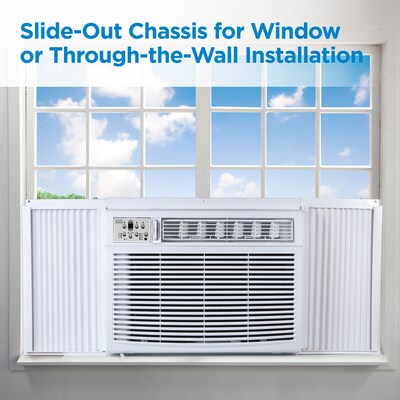 Black & Decker 230-Volt 18,000 (BTU DOE) Window Air Conditioner with Remote, White (BD18WT6)