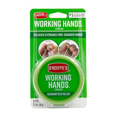 O'Keeffe's Working Hands Cream, 3.4 oz Jar (K0350007)
