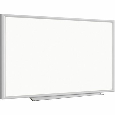 Lorell Styrene Dry-Erase Whiteboard, Aluminum Frame, 4' x 3' (LLR00587)
