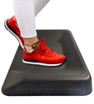 Uncaged Ergonomics Active Standing Anti-Fatigue Floor Mat, 34L x 20W, Black (ASM-B)