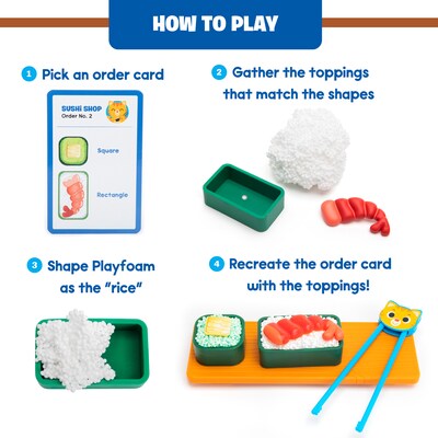 Educational Insights Playfoam Sushi Shop,  Ages 3+ (2044)