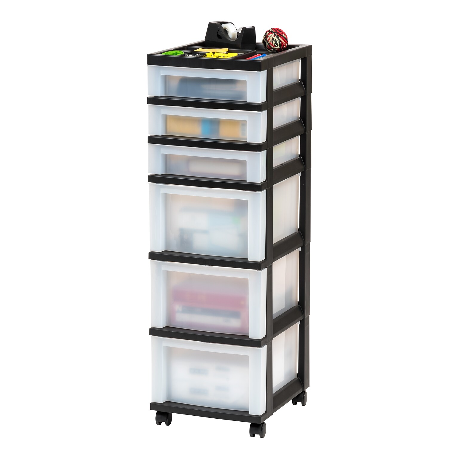 Iris Storage Drawer, 6 Drawers, Black (585009)