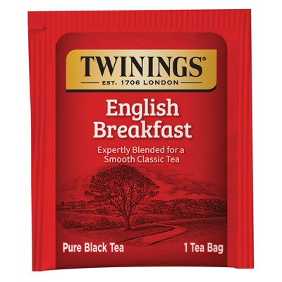 Twinings English Breakfast Tea Bags, 25/Box (TNA51726)