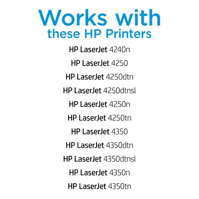 HP 42A Black Standard Toner Cartridge  (Q5942A)