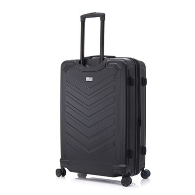 US Army FOX PRO 3-Piece Hardside Spinner Carry-On Luggage Set, TSA Checkpoint Friendly, Black (USLFPROSML-BLK)